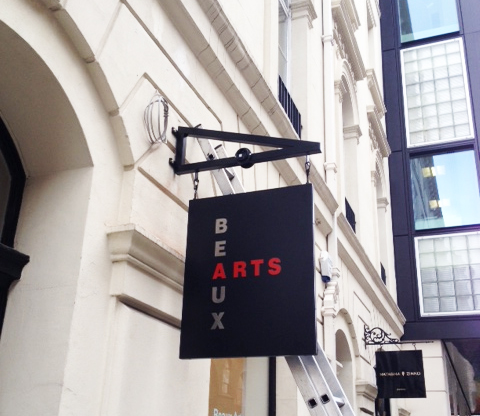 Projecting Signs for Beaux Arts Gallery
