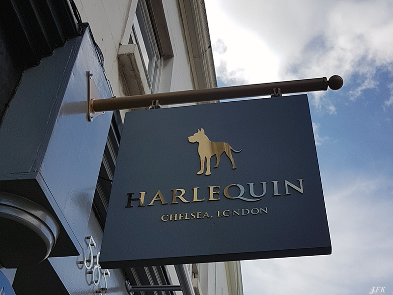 Projecting Sign for Harlequin
