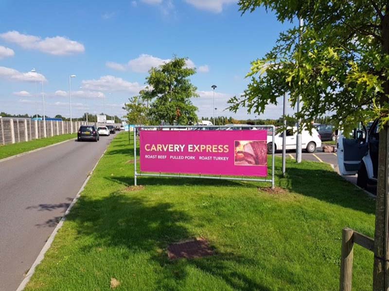 Banner Sign For Carvery Express