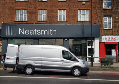 Fascia Signage for Neatsmith Fincheley in London