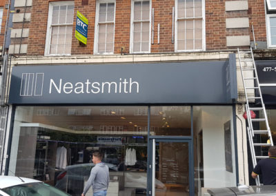 Fascia Signage for Neatsmith in Hatch End