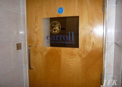 Stainless Steel Plaque for Carroll