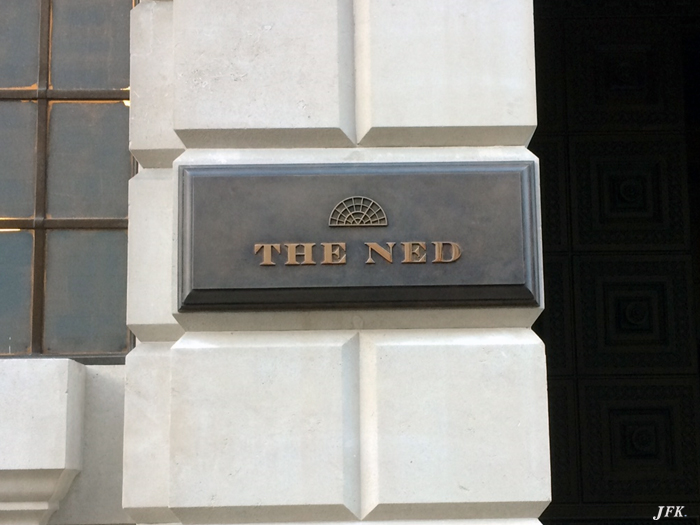 Cast Sign for The Ned