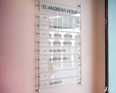 Directional Signs for St. Andrews House