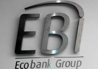 Built Up Letters for Ecobank Group
