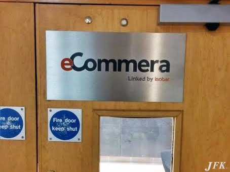 Stainless Steel Plaque for Ecommera
