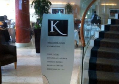 Freestanding Signs for Kingsway Hall Hotel