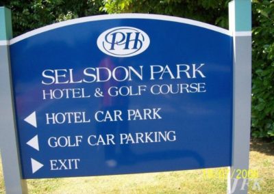 Freestanding Signs for Selsdon Park Hotel