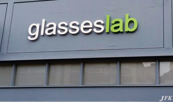 Built Up Letters for Glasses Lab