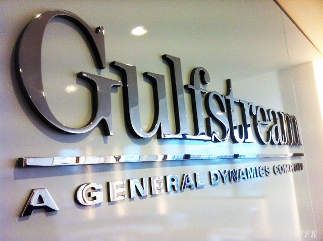 Built Up Letters for Gulfstream Aerospace