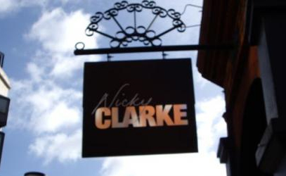 Hanging Signs for Nicky Clarke
