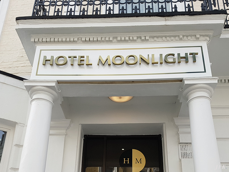 Built Up Letters for Hotel Moonlight