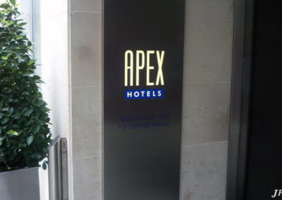 Illuminated Signs for Apex Hotels