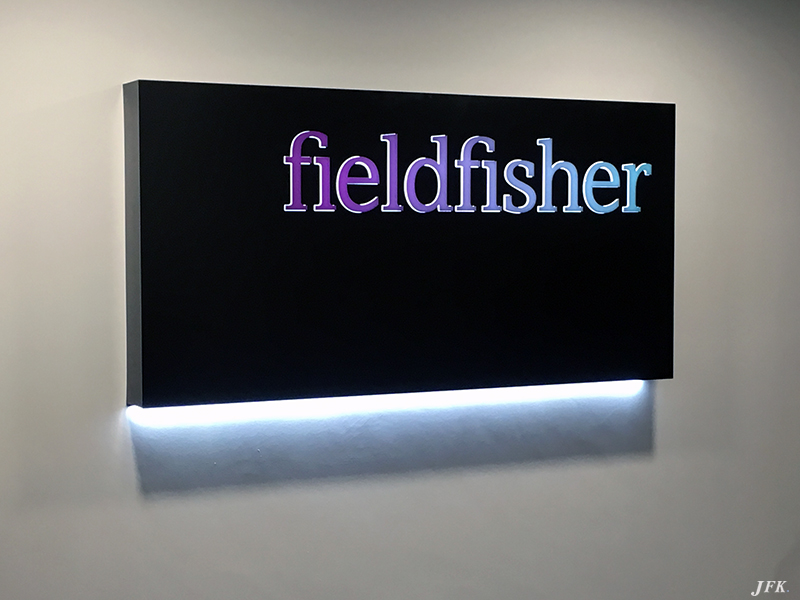 Illuminated Signs for Fieldfisher