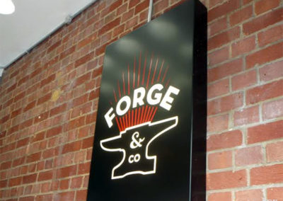 Illuminated Signs for Forge &Amp; Company