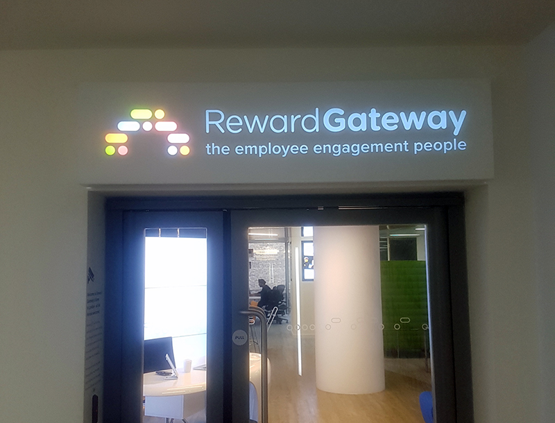 Illuminated Signs for Reward Gateway