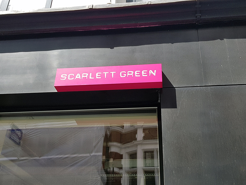 Illuminated Signs for Scarlett Green