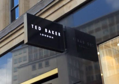 Illuminated Signs for Ted Baker