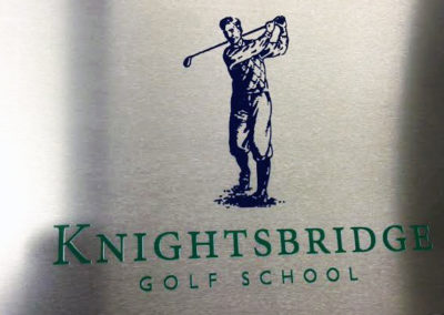 Stainless Steel Plaque for Knightsbridge Golf School