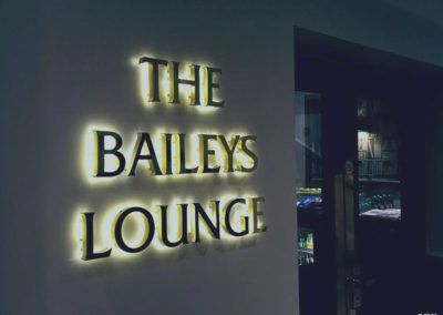 Lettering & Fascias for Baileys Hotel