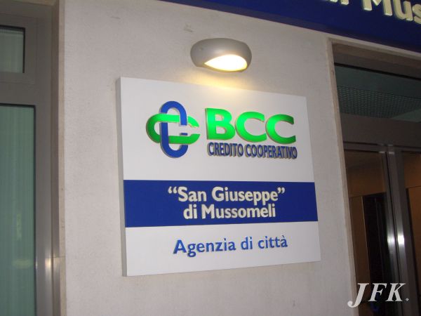 Lettering & Fascias for Banca Italy