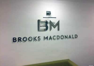 Lettering & Fascias for Brooks Macdonald