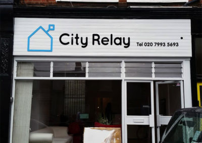 Lettering & Fascias for City Relay