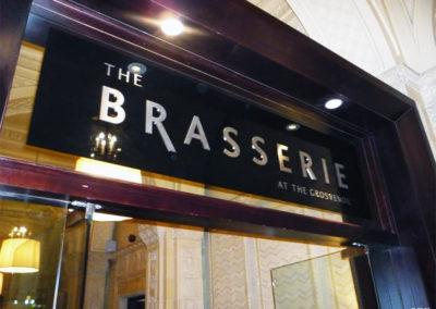 Lettering & Fascias for Grosvenor House Hotel – Brasserie