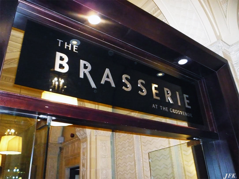 Lettering & Fascias for Grosvenor House Hotel – Brasserie