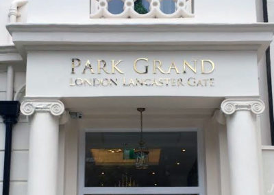 Lettering & Fascias for Park Grand Hotel
