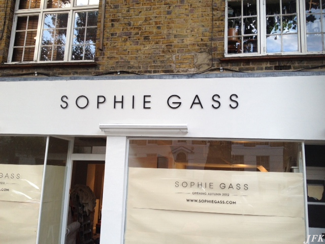 Lettering & Fascias for Sophie Gass Boutique