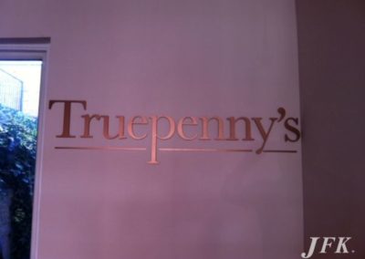 Lettering & Fascias for Truepennys