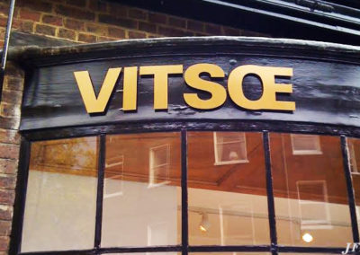 Lettering & Fascias for Vitsoe