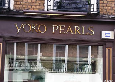 Lettering & Fascias for Yoko Pearls