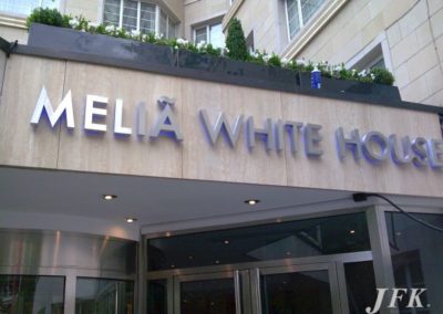 Built Up Letters for Melia White House