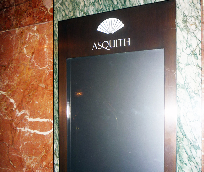 Menu Display Case for Asquith Restaurant