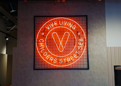 Neon Signs for Vive Living