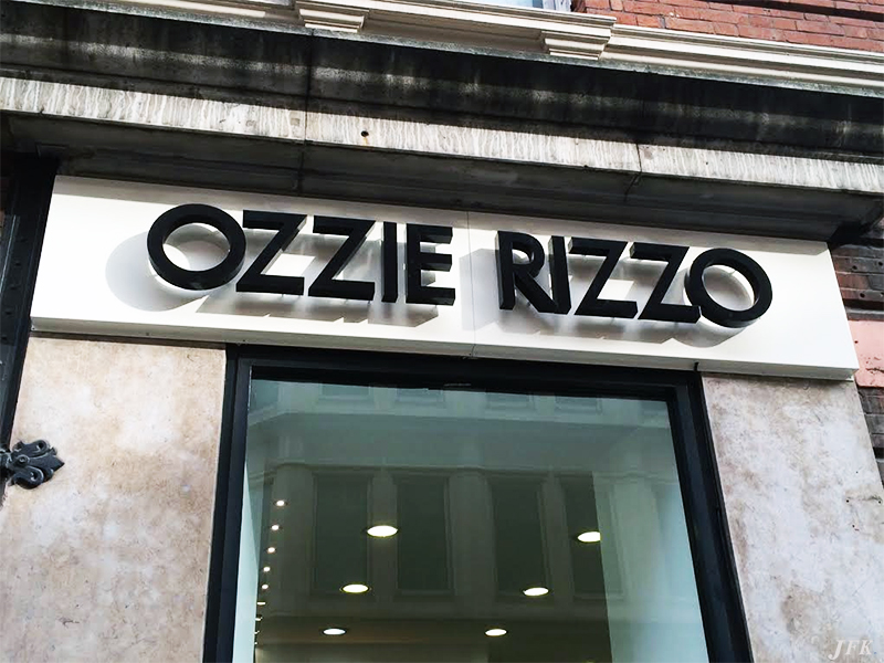 Built Up Letters for Ozzie Rizzo Hair  Salons