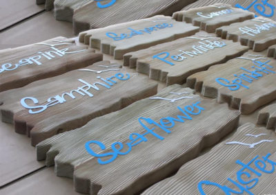 Wooden Signage for Away Resorts