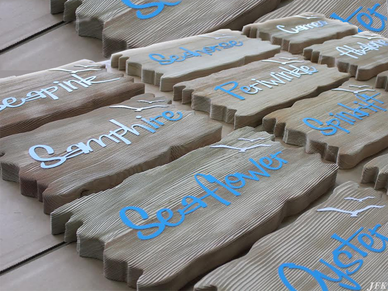Wooden Signage for Away Resorts