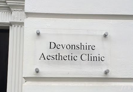 Plaques for Devonshire Aesthetic Clinic