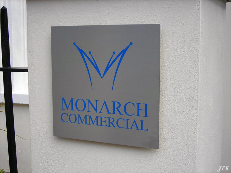 Aluminium Plaque for Monarch Commercial