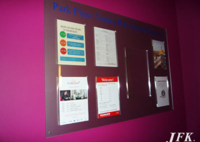Plaques for Park Plaza Hotels