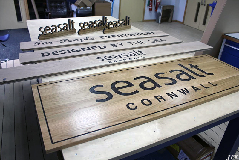 Wooden Signage for Seasalt