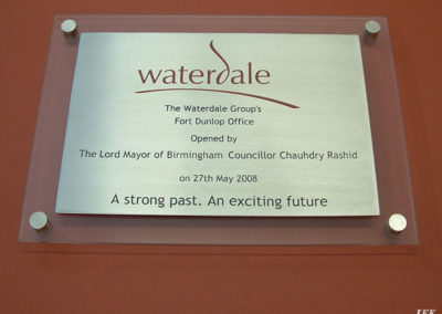Plaques for Waterdale