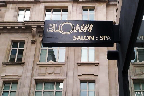 Projecting Signs for Bloww Hair Salon