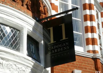 Projecting Signs for Cadogan Gardens