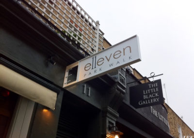 Projecting Signs for Elleven Restaurant