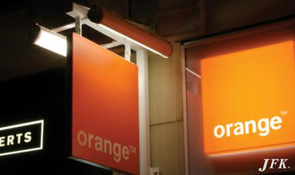Projecting Signs for Orange