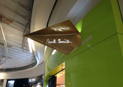 Projecting Signs for Paul Smith
